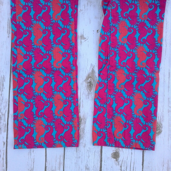 Lilly Pulitzer worth straight jeans hold ur horses - Picture 3 of 8
